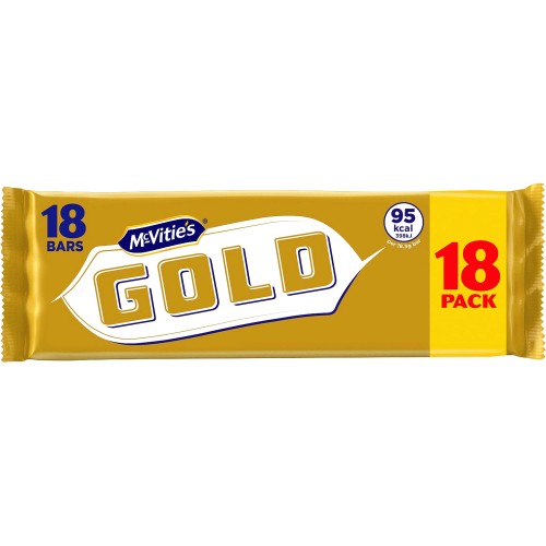 McVitie's Gold Caramel Flavour Biscuit Bars Multipack