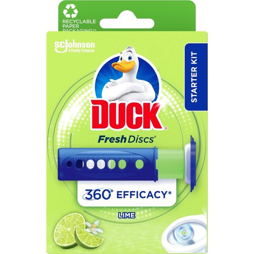 Duck Toilet Fresh Discs Holder Lime (36ml) - Compare Prices