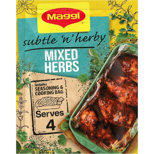 Maggi So Juicy Mixed Herbs Chicken Seasoning Recipe Mix 30g