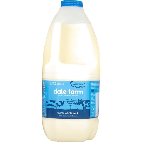 Dale Farm Fresh Whole Milk (3.52pts, 2l) - Compare Prices & Where