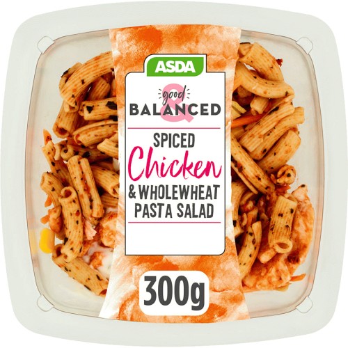 ASDA Good & Balanced Spiced Chicken & Wholewheat Pasta Salad (300g