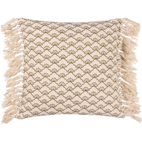 Yard Saku Kilm Red Blossom Fringed Cushion - Compare Prices & Where To Buy  