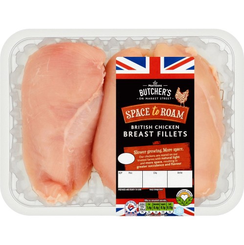 Morrisons Space To Roam Chicken Fillets (600g) - Compare Prices & Where ...