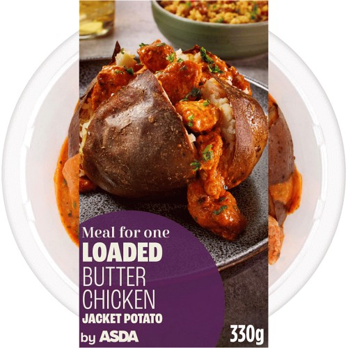 ASDA Meal for One Loaded Butter Chicken Jacket Potato 330g Compare Prices Where To Buy Trolley