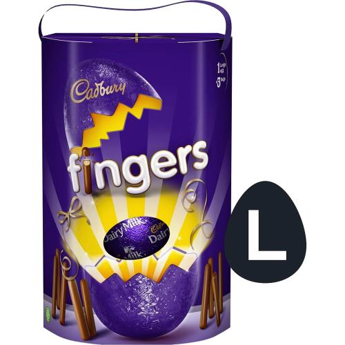 Cadbury Dairy Milk Chocolate Fingers Easter Egg (212g) Compare Prices & Where To Buy Trolley