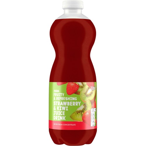 ASDA Juicy Refreshing Strawberry Kiwi Juice Drink 1 Litre