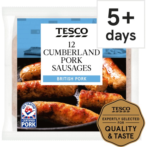 Tesco 12 Pork Sausages 681G - Tesco Groceries