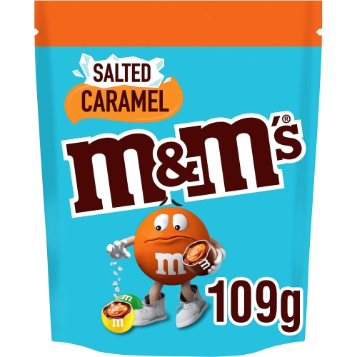 M&M's Crunchy Peanut & Milk Chocolate Bites Pouch Bag 125g