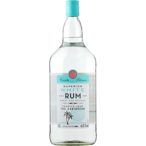 ASDA Carta Blanca Superior White Rum (1.5 Litre) - Compare Prices ...