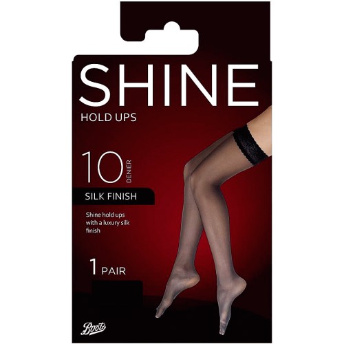 Boots Ultra Shine 10 Denier Hold Ups Black Small Medium - Compare Prices &  Where To Buy 