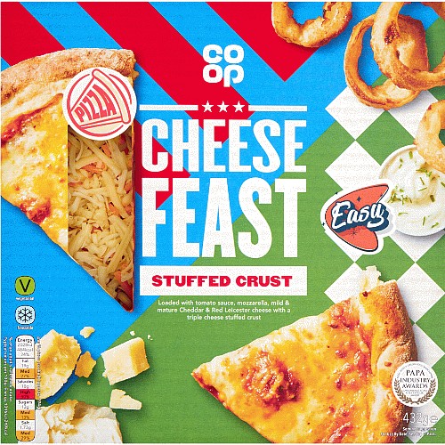 Co-op Cheese Feast Stuffed Crust Pizza (432g) - Compare Prices & Where ...