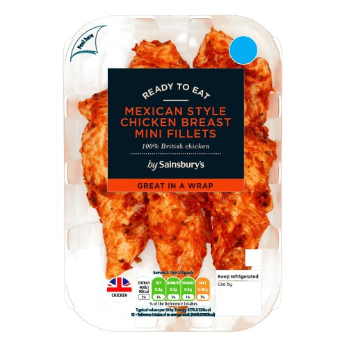 Sainsburys Mexican Style Cooked British Chicken Breast Mini Fillets 170g Compare Prices