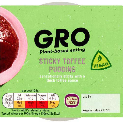 Co-op GRO Sticky Toffee Pudding (2 x 105g, 210g) - Compare Prices ...