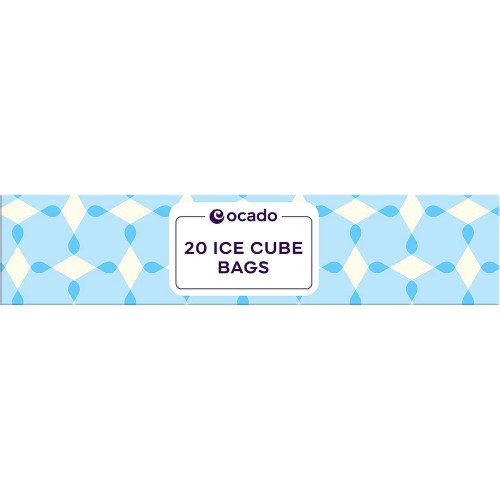 Wilko Ice Cube Bags Clear 20 Pack