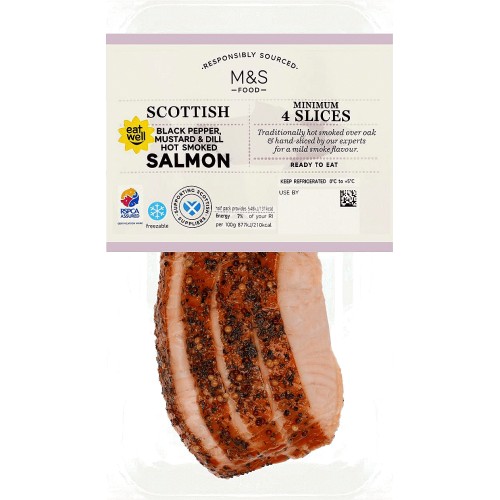 M&S Collection Scottish Mild & Delicate Smoked Salmon 4 Slices