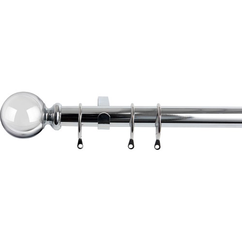 Wilko 120 Silver Effect Cafe Rod Curtain Pole (215cm) - Compare Prices ...