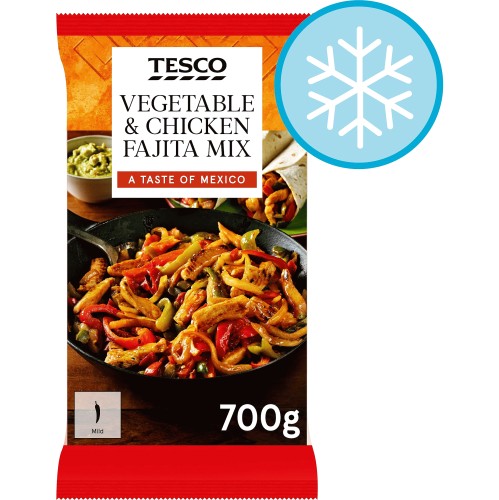 Tesco Vegetable Chicken Fajita Mix 700g Compare Prices