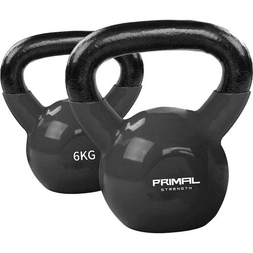 VirtuFit PVC Kettlebell - 10 kg - Black