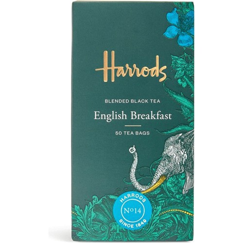 Harrods N.14 English Breakfast 50 Teabags (125g) - Compare Prices 