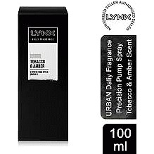 Lynx Men Urban Daily Fragrance Tobacco & Amber (100ml) - Compare Prices ...