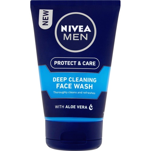 Nivea Men Protect & Care Deep Cleaning Face Wash 100ml (3.38fl oz)