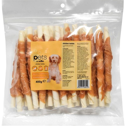 Wagtastic chewy outlet chicken twists