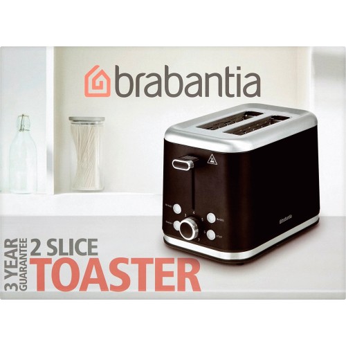 Brabantia Black 2 Slice Toaster Compare Prices Where To Buy