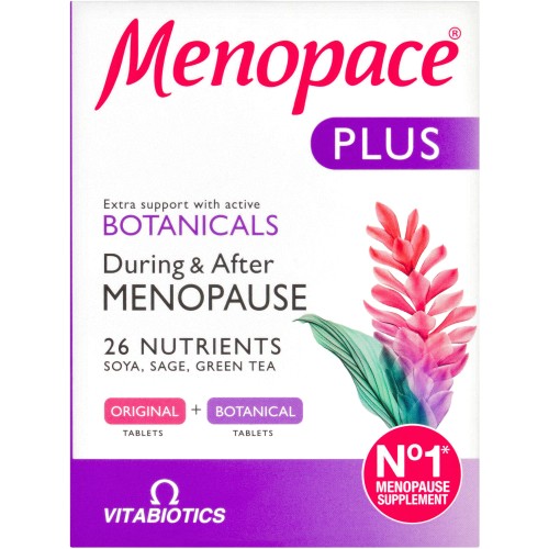 Vitabiotics Menopace Plus Tablets 56 Compare Prices Trolley Co Uk