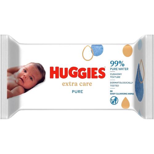 Huggies pure extra store care wipes tesco