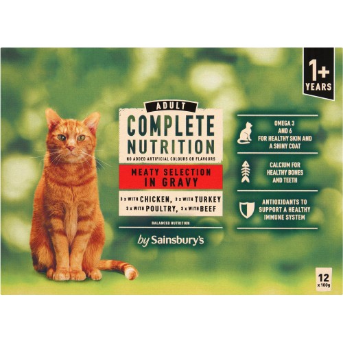 Iams senior hotsell cat food sainsbury's