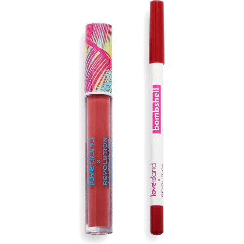 Revolution Love Island Coupled Up Lip Kit Bombshell - Compare Prices ...