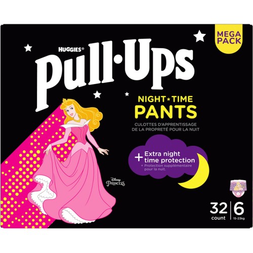 Huggies Pull-Ups Night Girl 32 Big Kid Training Pants 2x16pk - Compare  Prices & Where To Buy 
