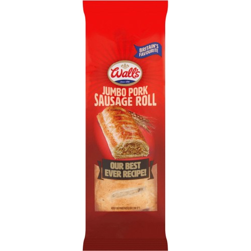 Wall's Jumbo Pork Sausage Roll (130g) Compare Prices & Where To Buy