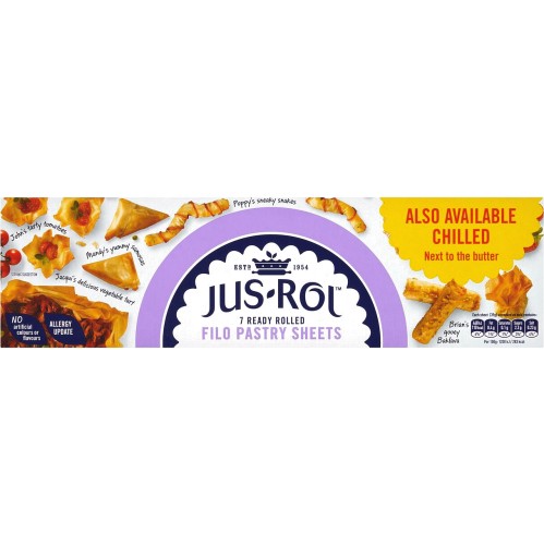 Jus-Rol Shortcrust Pastry Ready Rolled Sheet (320g) - Compare Prices ...