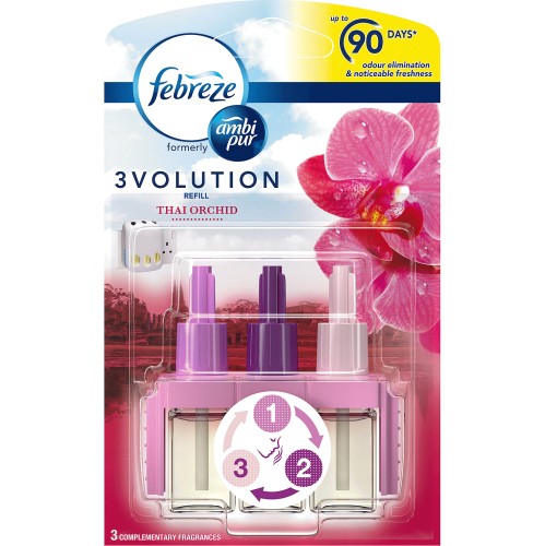 Ambi Pur 3Volution Thai Orchid Plug In Refill 20 ml - £3.99