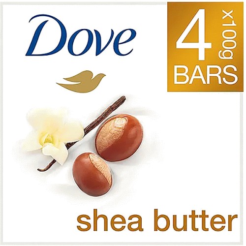 Dove Purely Pampering Shea Butter Beauty Bar 4 X 100g Compare