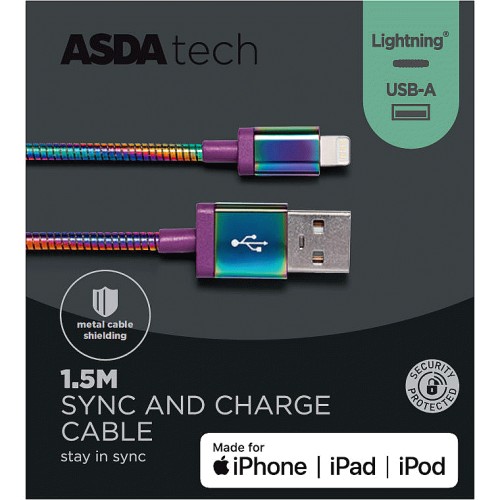 ASDA Tech Lightning to Aux Adapter Cable 3.5mm Compare Prices