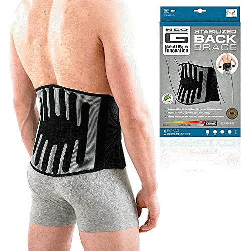 Neo-G back and waist support, back supports, stabalised back suppport