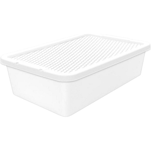 Rattan Underbed Storage Box White (32 Litre) Compare Prices & Where