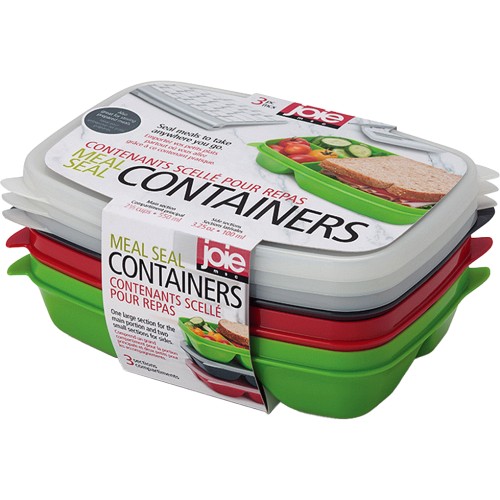 Joie Meal Seal Snack and Dip Container - Set of 3 (Multi Colour