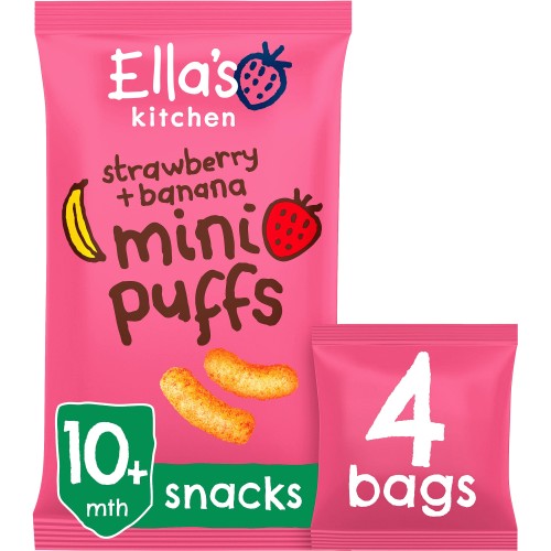 Kiddylicious Banana Fruity Puffs 7+ Months (40g) - Compare Prices & Where  To Buy 