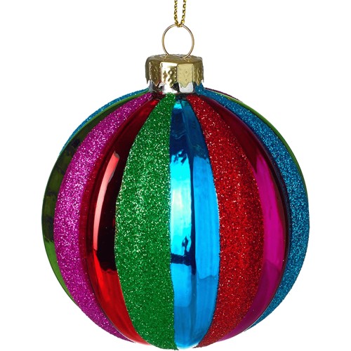 Rainbow Christmas Ball Ornaments