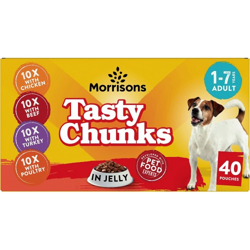 Morrisons Dog Food In Jelly 40 x 100g Compare Prices Where To Buy Trolley