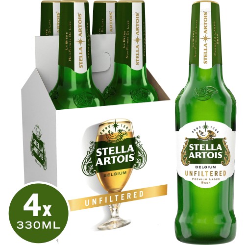 Stella Artois Unfiltered (620ml) - Compare Prices - Trolley.co.uk