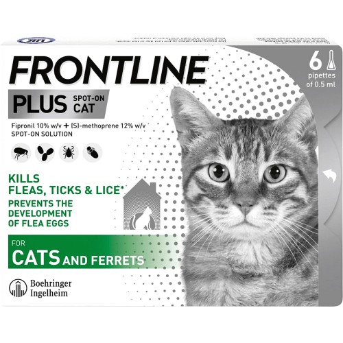 Frontline plus hot sale feline