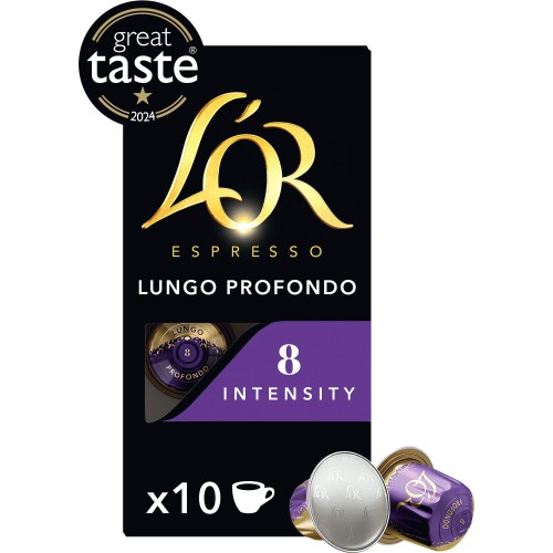 20x Lor L'or Espresso Onyx 12 Aluminium Capsules Pod Nespresso