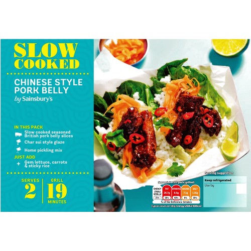Sainsburys Slow Cooked Chinese Style British Pork Belly 450g Compare Prices And Where To Buy 
