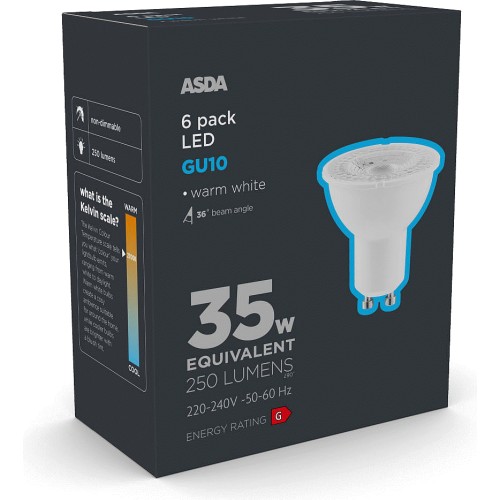 Asda light on sale bulbs g9