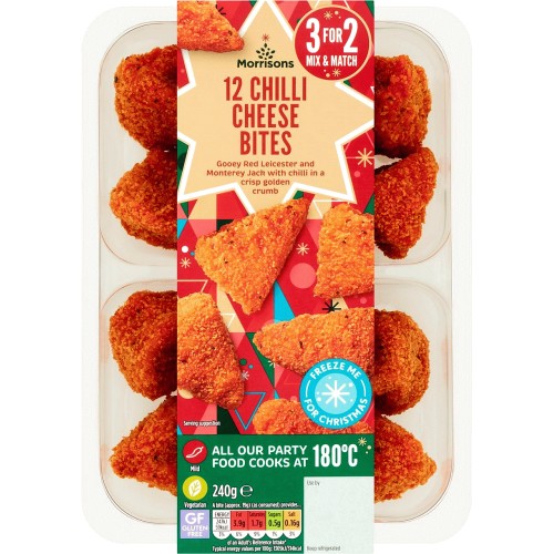 Morrisons Christmas Chilli Cheese Bites (12 x 20g) - Compare Prices ...
