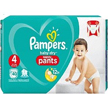 Pampers Pants Active Fit Size 5 12-18kg Diapers 40 Pack, Potty Training &  Pull Up Nappies, Nappies, Baby